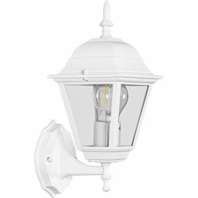 Светильник садово-парковый Feron 4201/PL4201 четырехгранный на стену вверх 100Вт E27 230В белый