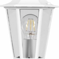 Светильник садово-парковый Feron 6103/PL6103 шестигранный на столб 60Вт E27 230В белый