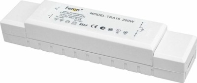 Трансформатор электронный понижающий с защитой 230V/12V 200W TRA16