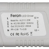 Драйвер для AL2110 2111 20W 280mA DC 35-50V Feron LB147