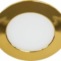 Светильник светодиодный Feron AL500 встраиваемый 6W 6400K золотистый