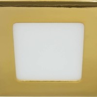 Светильник светодиодный Feron AL502 встраиваемый 6W 6400K золотистый