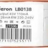 Драйвер для светодиодного светильника AL500 6W DC 45V 110mA Feron LB0138