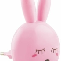 Светильник ночник Feron FN1168 0.5W 220V розовый