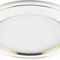 Светильник светодиодный Feron AL650 встраиваемый 7W 4000K белый с золотом