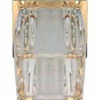 Светильник потолочный JCD9 35W G9 прозрачный-матовый,золото JD117