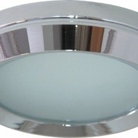 Светильник потолочный MR16 G5.3 с матовым стеклом хром DL209