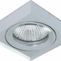 Светильник потолочный MR16 50W G5,3 матовый хром алюминий DL150