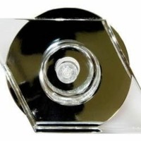 Светильник потолочный JC G4 с прозрачным стеклом хром C1025M