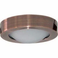 Светильник потолочный MR16 G5.3 с матовым стеклом медь DL204