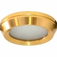 Светильник потолочный MR16 G5.3 с матовым стеклом золото DL209S