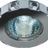 Светильник потолочный MR16 G5.3 с прозрачным стеклом хром DL235