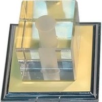 Светильник потолочный MR11 G4.0 матовое золото-хром DLT064