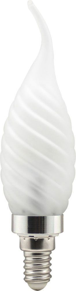 Лампа СДЛ 6LED(3.5W) 230V E14 6400K матовая хром LB-78 Feron