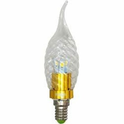 Лампа СДЛ 6LED(3.5W) 230V E14 6400K золото LB-78 Feron