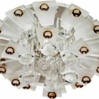 Светильник потолочный JCD9 Max35W G9 прозрачный-матовый- коричневый прозрачный 1560