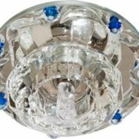 Светильник потолочный JC Max20W G4 прозрачный-голубой прозрачный 1580