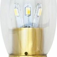 Лампа СДЛ 6LED(3.5W) 230V E14 2700K золото LB-70 Feron