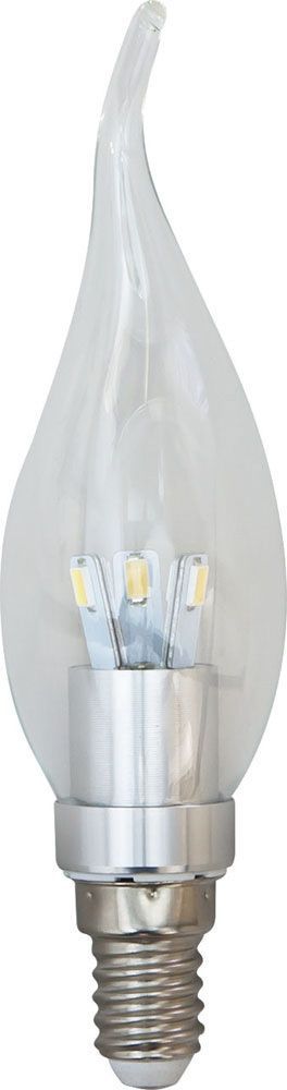 Лампа СДЛ 6LED(3.5W) 230V E14 6400K хром LB-71 Feron