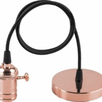 Патрон Feron LH129 со шнуром 1м 230V E27 медь