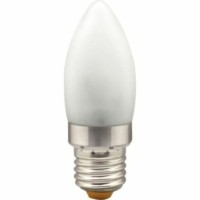 Лампа СДЛ 6LED(3.5W) 230V E27 6400K хром LB-70 Feron