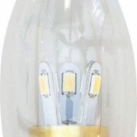 Лампа СДЛ 6LED(3.5W) 230V E27 2700K золото LB-71 Feron
