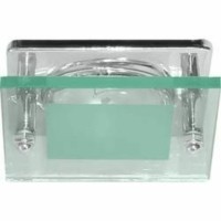 Светильник потолочный R50 E14 со стеклом хром 3781