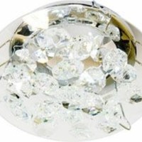 Светильник потолочный MR16 G5.3 с прозрачным стеклом хром CD4204