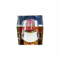 Светильник потолочный JC G4 с многоцветным стеклом хром 65JD-MC