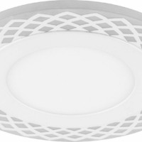 Светильник светодиодный Feron AL2880 встраиваемый 9W 4000K и подсветка 3000К белый