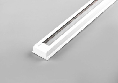 Шинопровод для трековых светильников белый 3м в наборе токовод заглушка крепление CAB1000