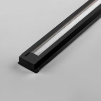 Шинопровод для трековых светильников черный 3м в наборе токовод заглушка крепление CAB1000