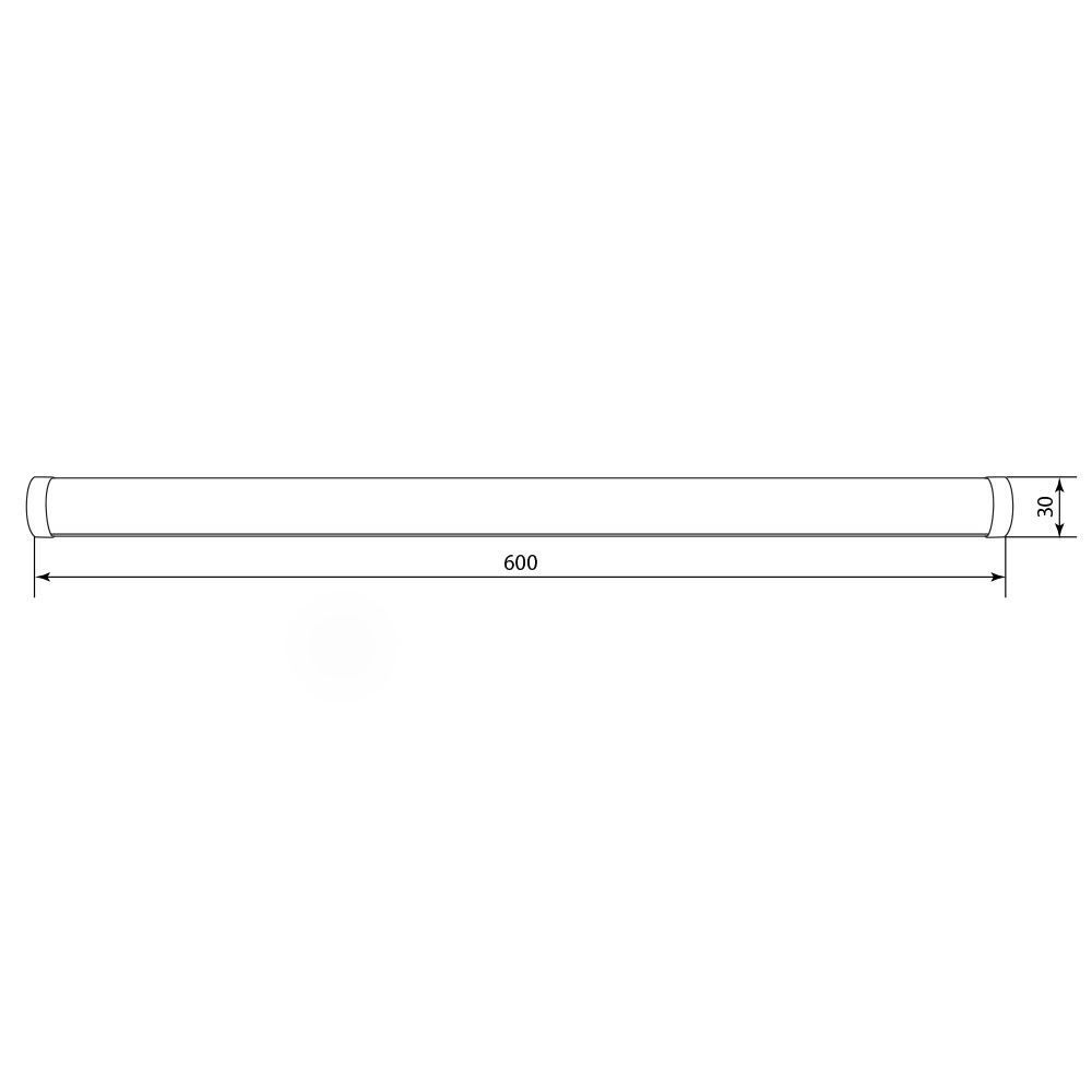 Светильник светодиодный 60LEDs 4000K 12W в пластиковом корпусе IP44 AL5048 — изображение 4