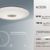 Светильник светодиодный управляемый накладной Feron AL5250 тарелка 100W 3000К-6500K матовый белый