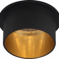 Светильник встраиваемый Feron DL6005 потолочный MR16 G5.3 черный золото