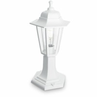 Светильник садово-парковый Feron НТУ 06-60-001 на постамент 6-ти гранник 60Вт E27 230В белый
