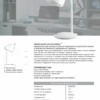 Настольный светодиодный светильник Feron DE1726 7W 100-240V белый