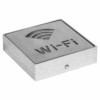 Светильник аккумуляторный 1 LED/1W 230V AC "Wi-fi" синий 110*110*20 mm серебристый EL51