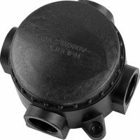 Коробка КМЭР ОП 380В 110х48х110мм чёрная Feron КЭМ 1-10-4Б