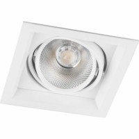 Светильник светодиодный Feron AL201 карданный 1x12W 4000K 35 градусов белый