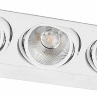 Светильник светодиодный Feron AL203 карданный 3x20W 4000K 35 градусов белый