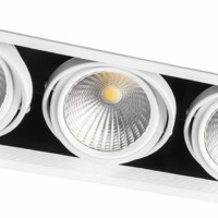 Светильник светодиодный Feron AL213 карданный 3x30W 4000K 35 градусов белый