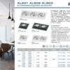 Светильник светодиодный Feron AL203 карданный 3x20W 4000K 35 градусов белый