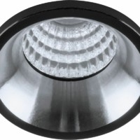 Светильник светодиодный Feron LN003 встраиваемый 3W 4000K черный с хромом