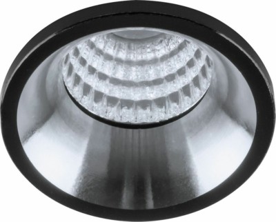 Светильник светодиодный Feron LN003 встраиваемый 3W 4000K черный с хромом