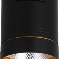 Светильник светодиодный Feron AL521 накладной 20W 4000K черный с золотым кольцом