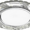 Светильник встраиваемый с белой LED подсветкой Feron CD4031 потолочный GX53 без лампы прозрачный