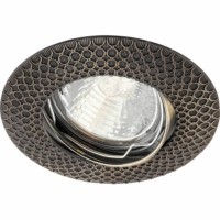 Светильник встраиваемый Feron DL6241 потолочный MR16 G5.3 античное золото