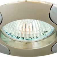 Светильник встраиваемый Feron 020T-MR16 потолочный MR16 G5.3 титан-хром