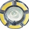 Светильник встраиваемый Feron 098T-MR16 потолочный MR16 G5.3 золото-хром